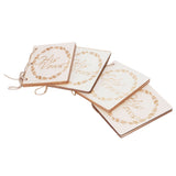2 Sets Wedding Vow Books Exquisite Gift Card Declaration Booklets Props SuppliesStyle 1
