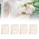 2 Sets Wedding Vow Books Exquisite Gift Card Declaration Booklets Props SuppliesStyle 1