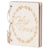 2 Sets Wedding Vow Books Exquisite Gift Card Declaration Booklets Props SuppliesStyle 1