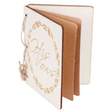 2 Sets Wedding Vow Books Exquisite Gift Card Declaration Booklets Props SuppliesStyle 1