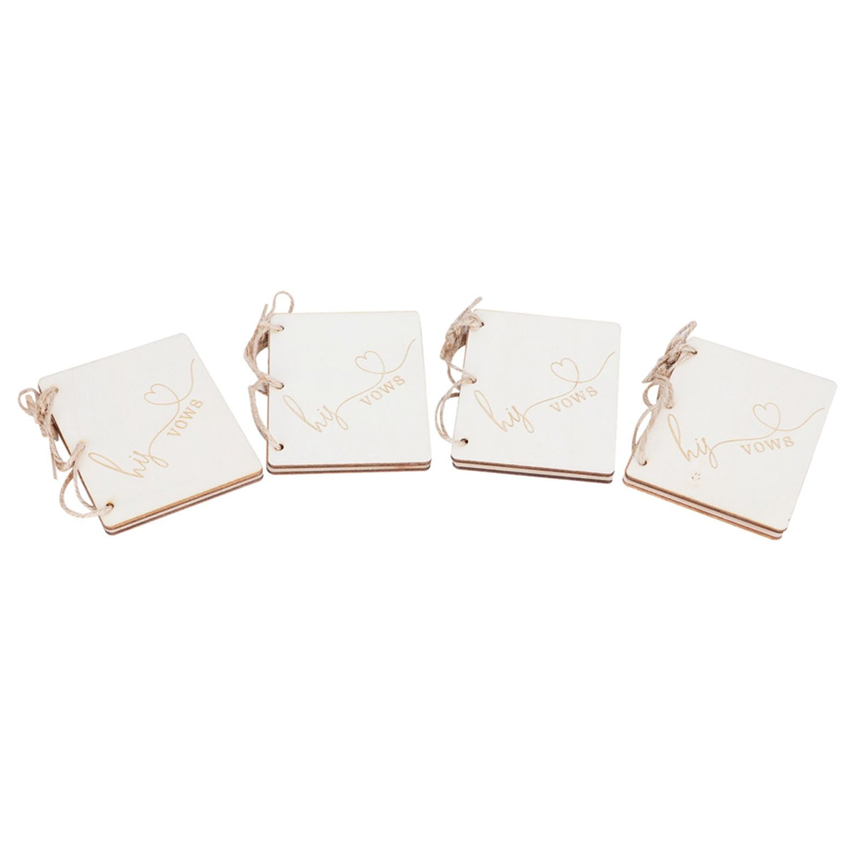 2 Sets Wedding Vow Books Exquisite Gift Card Declaration Booklets Props SuppliesStyle 2
