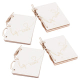 2 Sets Wedding Vow Books Exquisite Gift Card Declaration Booklets Props SuppliesStyle 2 - Close-Up Angle