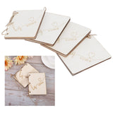 2 Sets Wedding Vow Books Exquisite Gift Card Declaration Booklets Props SuppliesStyle 2 - Extra Image