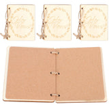 2 Set Wedding Booklet Anniversary Books Notebook Photography Props Decoration Gift#1 - Front View