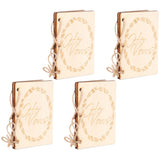 2 Set Wedding Booklet Anniversary Books Notebook Photography Props Decoration Gift#1 - Top-Down View