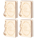 2 Set Wedding Booklet Anniversary Books Notebook Photography Props Decoration Gift#1 - Close-Up Angle
