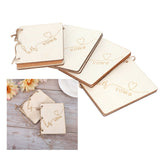 2 Set Wedding Booklet Anniversary Books Notebook Photography Props Decoration Gift#2 - Extra Image
