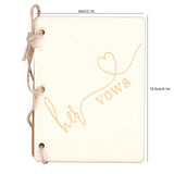 2 Set Wedding Booklet Anniversary Books Notebook Photography Props Decoration Gift#2 - Extra Image