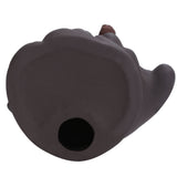 Incense Burner Red Stoneware Backflow Incense Holder Home Office Decoration Ornament