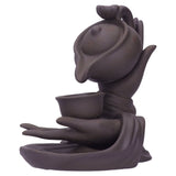 Buddha Hand Backflow Incense Burner Ornament Incense Holder Feng Shui Decorations - Rear View