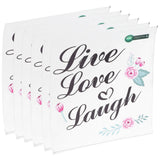 6Pcs Wall Sticker English Letters Pattern DIY Wall Decal for Home Living Room Decoration