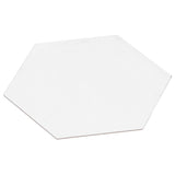 Acrylic Hexagonal Mirror Setting Wall Self Adhesive Stickers Decoration for Home Room20cm/7.9in Silver
