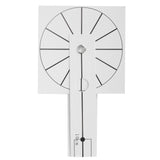 Frameless Wall Clock Sticker Mirror Surface Living Room Bedroom Office DIY DecorationBlack - Extra Image