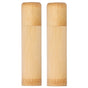2Pcs EcoFriendly Bamboo Tube Portable Tea Storage Cylinder Mini Round Spices Storage Jar