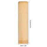 2Pcs EcoFriendly Bamboo Tube Portable Tea Storage Cylinder Mini Round Spices Storage Jar - Extra Image