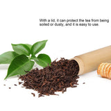 2Pcs EcoFriendly Bamboo Tube Portable Tea Storage Cylinder Mini Round Spices Storage Jar - Extra Image