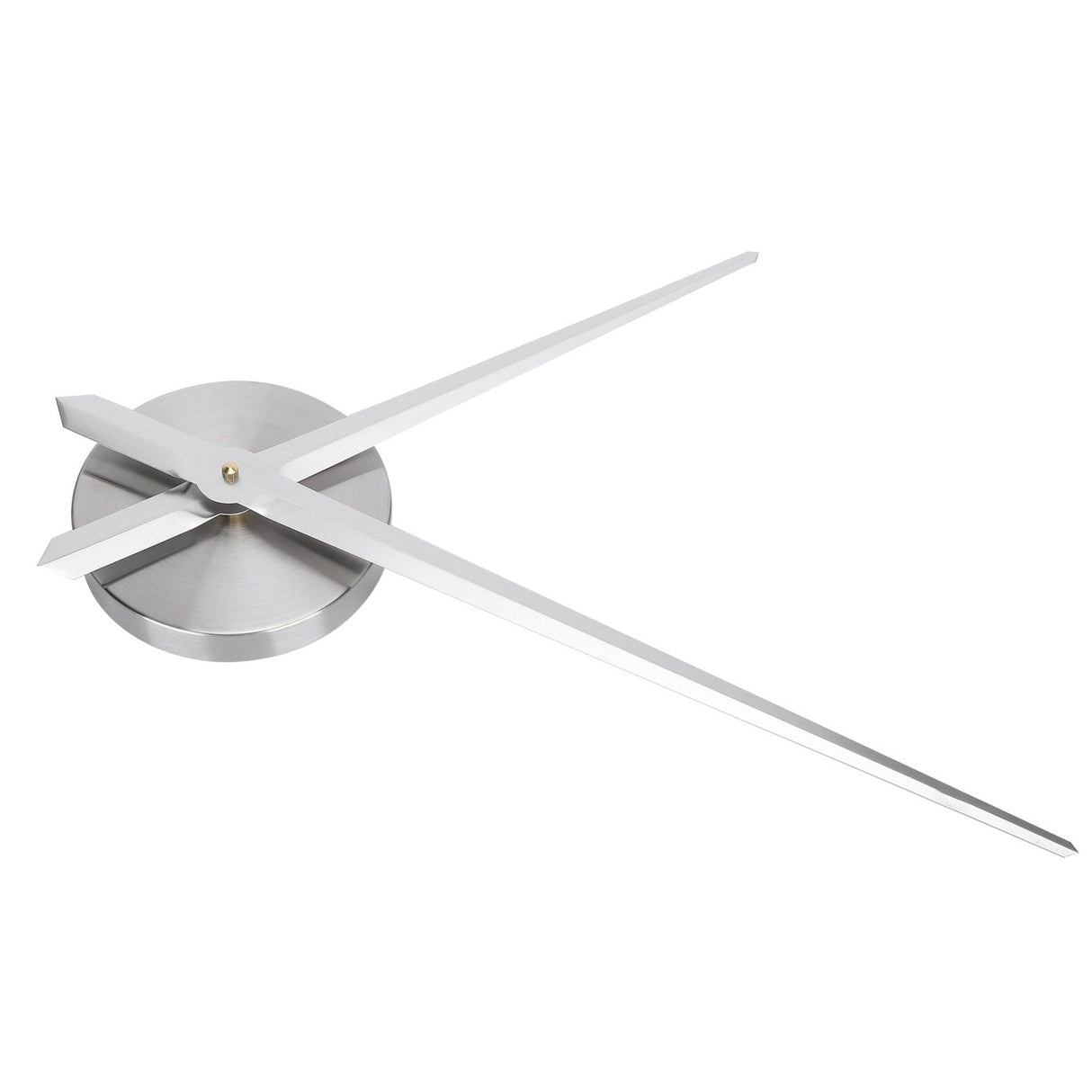 Frameless Wall Clock Sticker Mirror Surface DIY Decoration Living Room Bedroom OfficeSilver