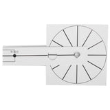 Frameless Wall Clock Sticker Mirror Surface DIY Decoration Living Room Bedroom OfficeBlack - Extra Image