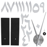 Wall Clock Innovative Modern Acrylic DIY Clock Set for Home Living Room DecorationSilver