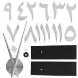 Wall Clock Innovative Modern Acrylic DIY Clock Set for Home Living Room DecorationSilver