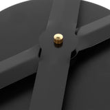 Large Wall Sticker Clock Butterfly Shape Innovation DIY Modern Art Living Room DecorationBlack