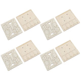 4 Sets Wooden Water Wheel Toys DIY Children Technology DIY Assembly Puzzle Model - 45-Degree Angle