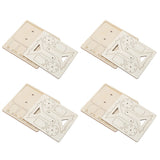 4 Sets Wooden Water Wheel Toys DIY Children Technology DIY Assembly Puzzle Model - Low Angle
