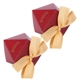 25 Sets Candy Box Cookies Gift Boxes with Ribbon for Birthday Wedding Party FavorL