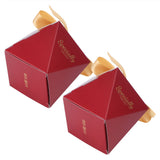 25 Sets Candy Box Cookies Gift Boxes with Ribbon for Birthday Wedding Party FavorL - Close-Up Angle