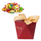 25 Sets Candy Box Cookies Gift Boxes with Ribbon for Birthday Wedding Party FavorL