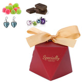 25 Sets Candy Box Cookies Gift Boxes with Ribbon for Birthday Wedding Party FavorL