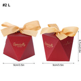 25 Sets Candy Box Cookies Gift Boxes with Ribbon for Birthday Wedding Party FavorL