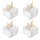 25 Sets Square Candy Box European Wedding Party Gift Box for Chocolate Cookies JewelryMarble Pattern (Golden Wing)