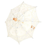 Lace Umbrella Parasol Vintage Wedding Bridal Umbrella for Photo Costume Party SuppliesS Beige