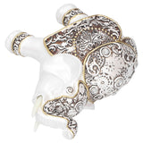 Resin Elephant Feng Shui Statue Wealth Lucky Figurine Crafts Home Office Decor GiftB Style - Low Angle