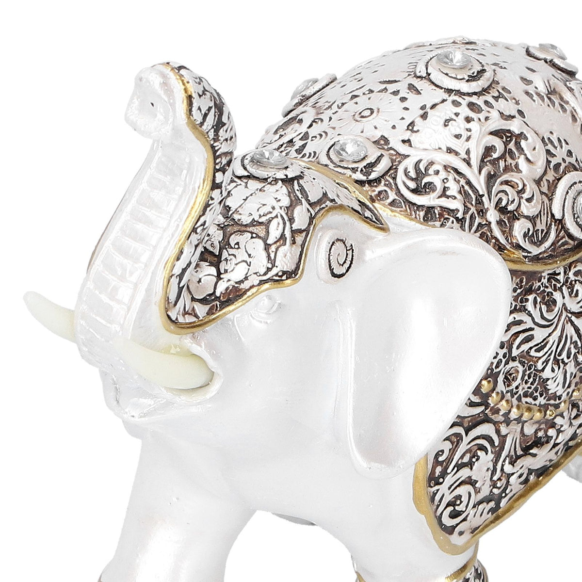 Resin Elephant Feng Shui Statue Wealth Lucky Figurine Crafts Home Office Decor GiftB Style