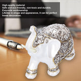 Resin Elephant Feng Shui Statue Wealth Lucky Figurine Crafts Home Office Decor GiftB Style