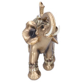 Resin Elephant Statue Figurine Crafts Desktop Ornaments for Home Living RoomGold L 16.5x8x16cm