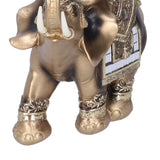 Resin Elephant Statue Figurine Crafts Desktop Ornaments for Home Living RoomGold L 16.5x8x16cm
