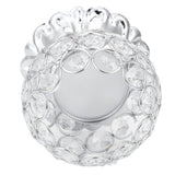 Crystal Candle Holder Electroplated Wrought Iron Candlestick Ornament Electronic Candle Stand