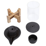Incense Burner Smoke Backflow Incense Holder Living Room Decor Feng Shui Decoration - Rear View