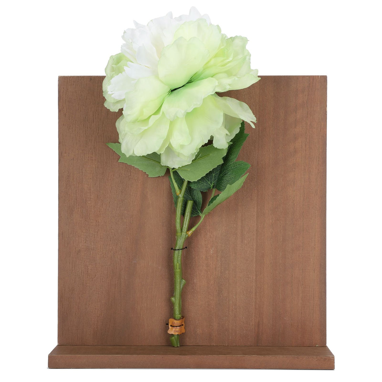 Artificial Flower Hanging Ornaments with Wood Board Indoor Living Room Bedroom Wall Decorations