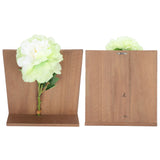 Artificial Flower Hanging Ornaments with Wood Board Indoor Living Room Bedroom Wall Decorations