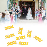2021 Confetti Gold 100g Wedding New Year Birthday Party Graduation Decoration Supply