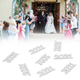 2021 Confetti Decorations Paper New Year Confetti Glitter Ornament for Wedding Party