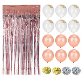 2021 Balloons Latex Sequins Balloon Paper Flowers Ball Set Birthday Wedding Party Decoration