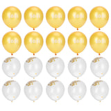 Sequin Balloon Set Home Decorative Balloon Accessory for Graduation 2021 New Year Party