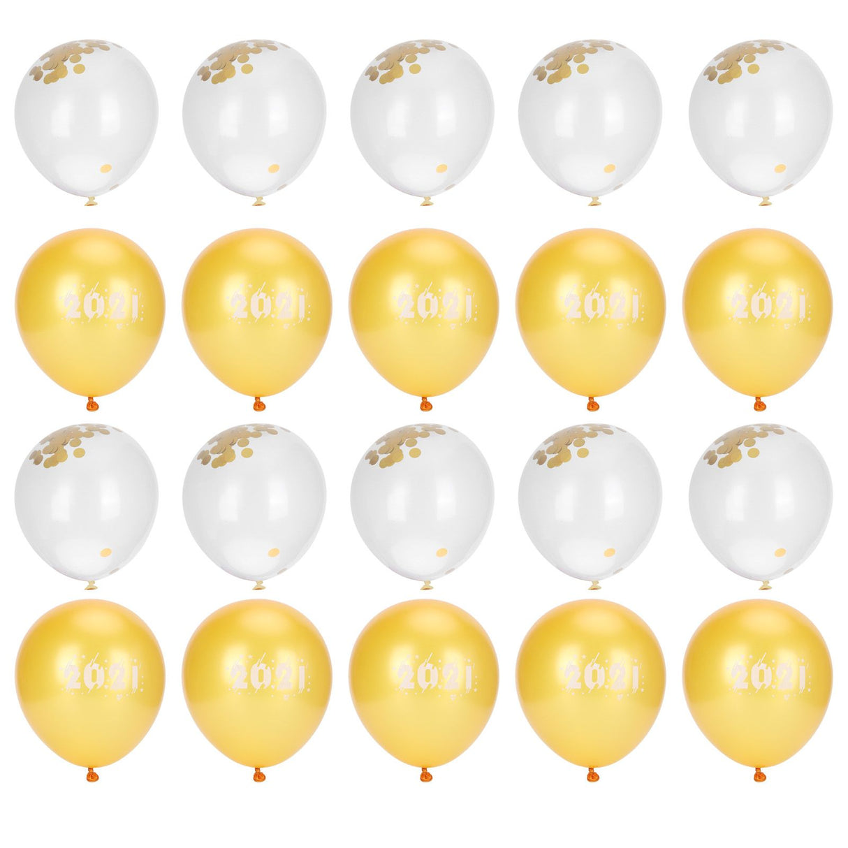 Sequin Balloon Set Home Decorative Balloon Accessory for Graduation 2021 New Year Party