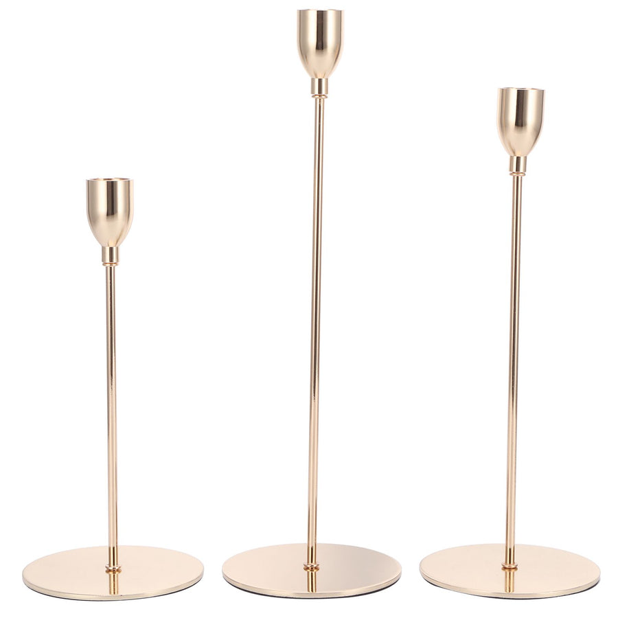 Single Head Candlestick Candle Holder Stand Home Table Decorative Ornament Wedding Decoration