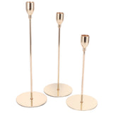 Single Head Candlestick Candle Holder Stand Home Table Decorative Ornament Wedding Decoration - Rear View